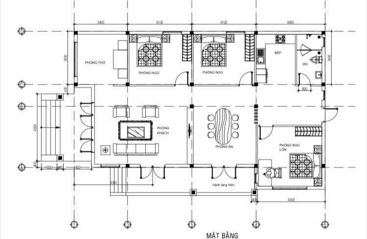 Thiết kế kiến trúc kết cấu nhà. 