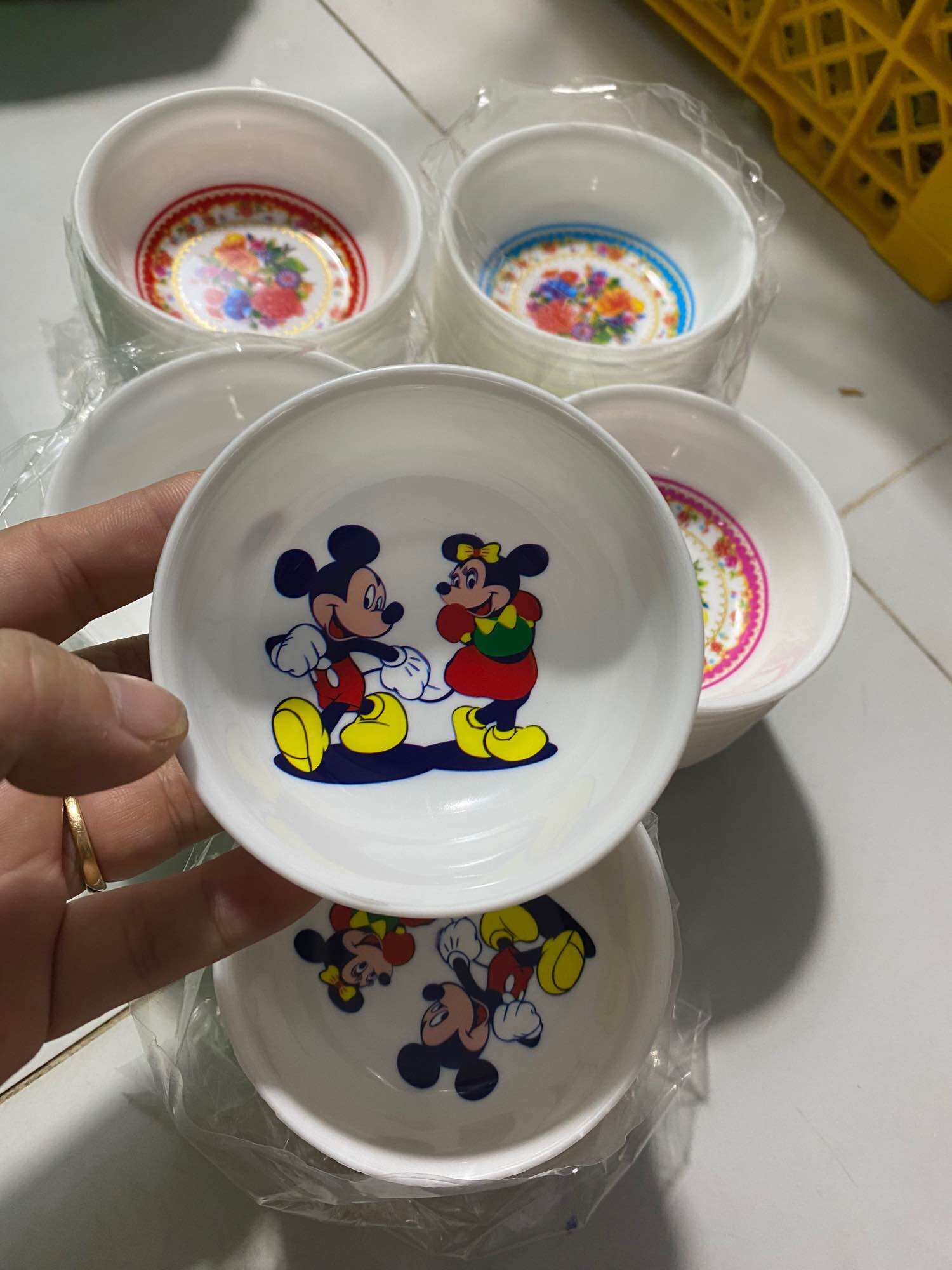 🍵 Set 10 CHÉN Nhựa, Đựng NƯỚC CHẤM (Miệng: 8cm)