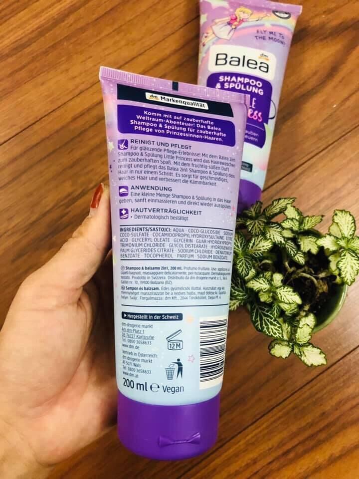 |𝐇𝐀̀𝐍𝐆 𝐀𝐈𝐑| Dầu gội xả Balea dành cho bé gái 200ml hàng Đức • 𝑷𝒆𝒓𝒇𝒕𝒆𝒆 𝑺𝒕𝒐𝒓𝒆