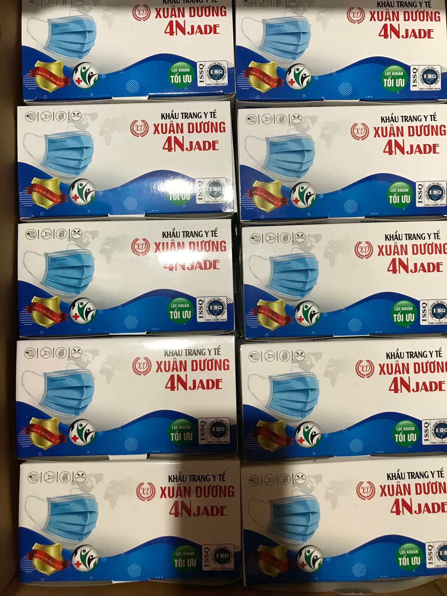 Khẩu trang y tế 4 lớp Xuân Dương