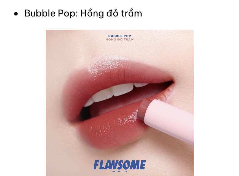 Son thỏi flawsome mềm-mịn-lì