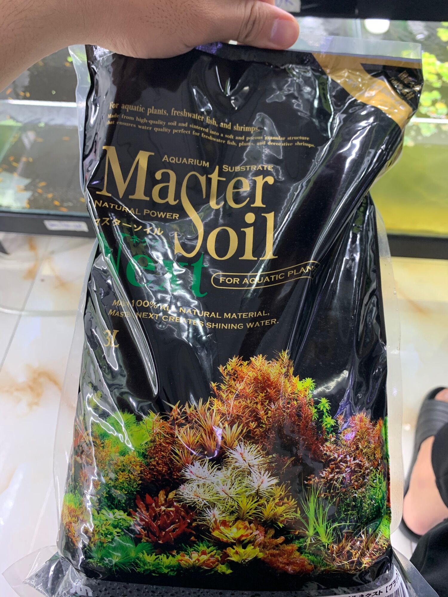 Phân nền master soil bao 3l nhật bản