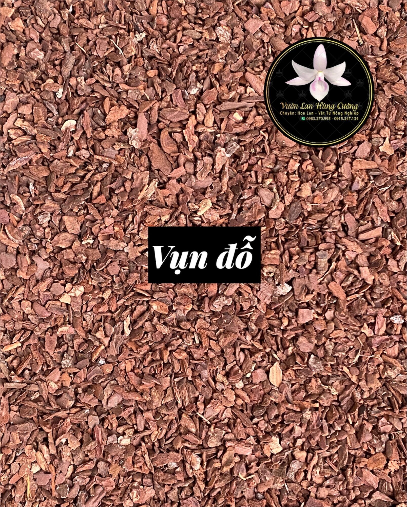 Vỏ thông đỏ hạt vụn đỗ đã qua xử lý 1kg