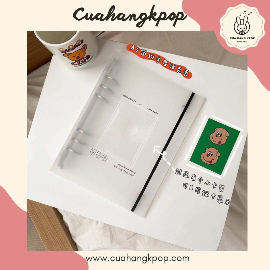 Binder đựng Card A5 - Bìa cứng CHK