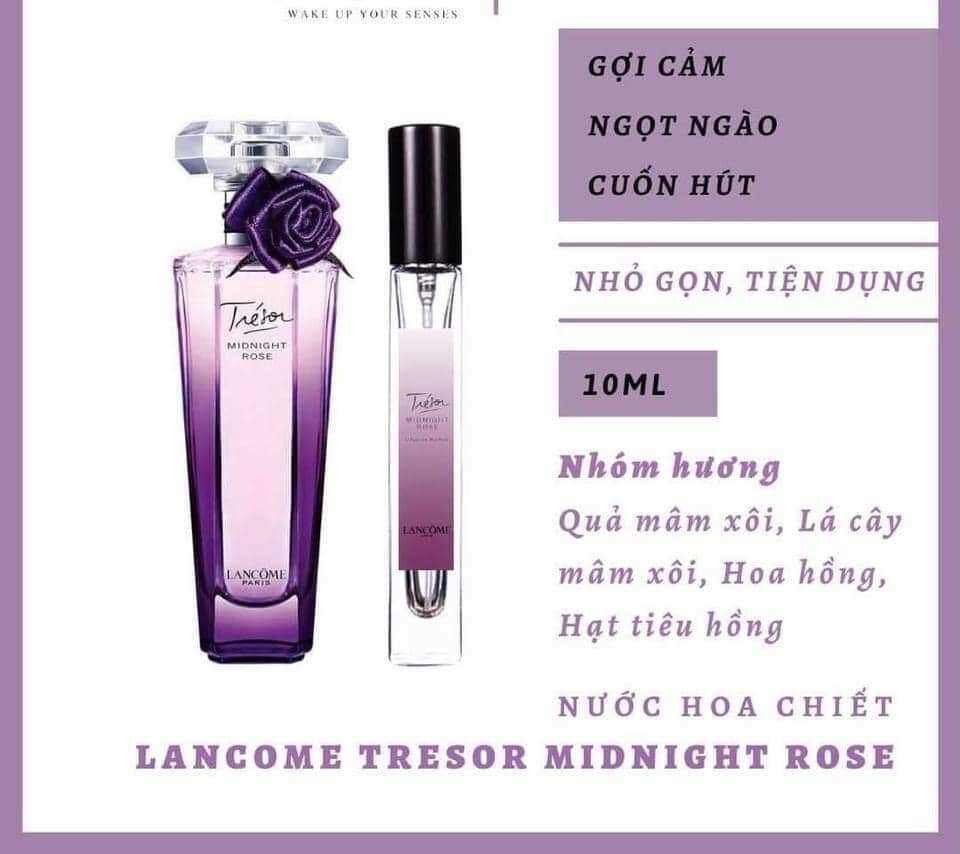 Chiết 10ML Nước hoa nữ Lancome Rose Midnight EDP