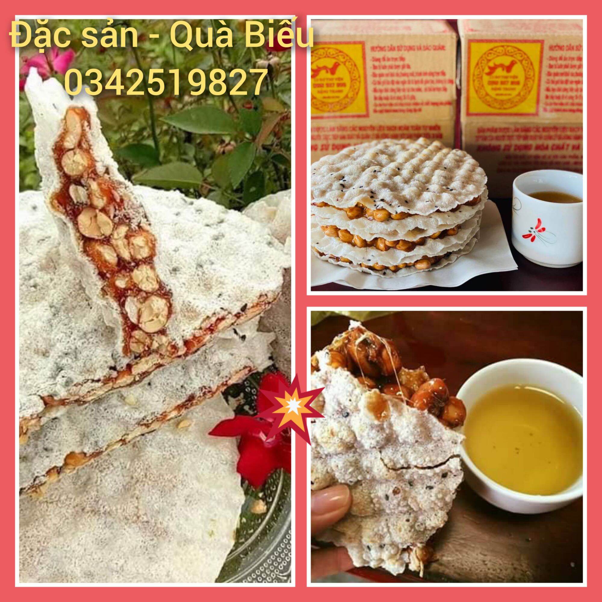 Kẹo cu đơ ông bà Thư Viện hộp 700g. Đặc sản  quê hương hà tĩnh