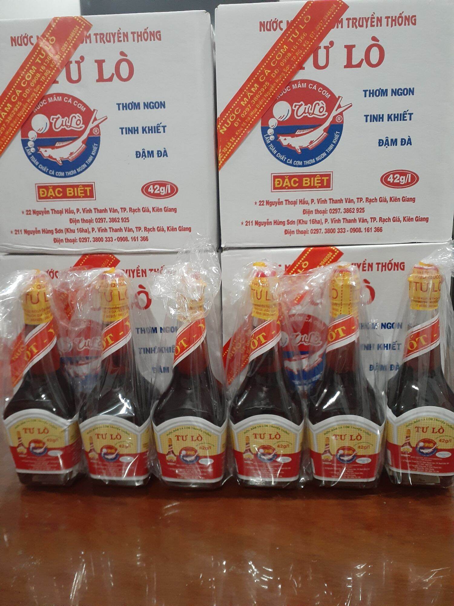 Nước mắm cá cơm truyền thống Tư Lò Kiên Giang 42 độ đạm