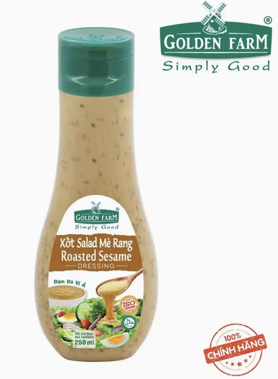 Sốt salat mè rang Golden Farm 250ml