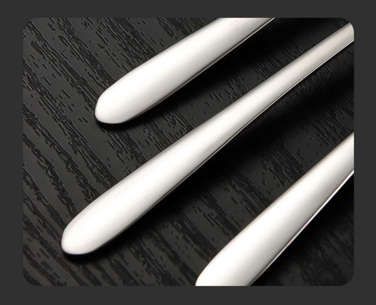 Muỗng thìa cà phê sinh tố cán dài inox - M11