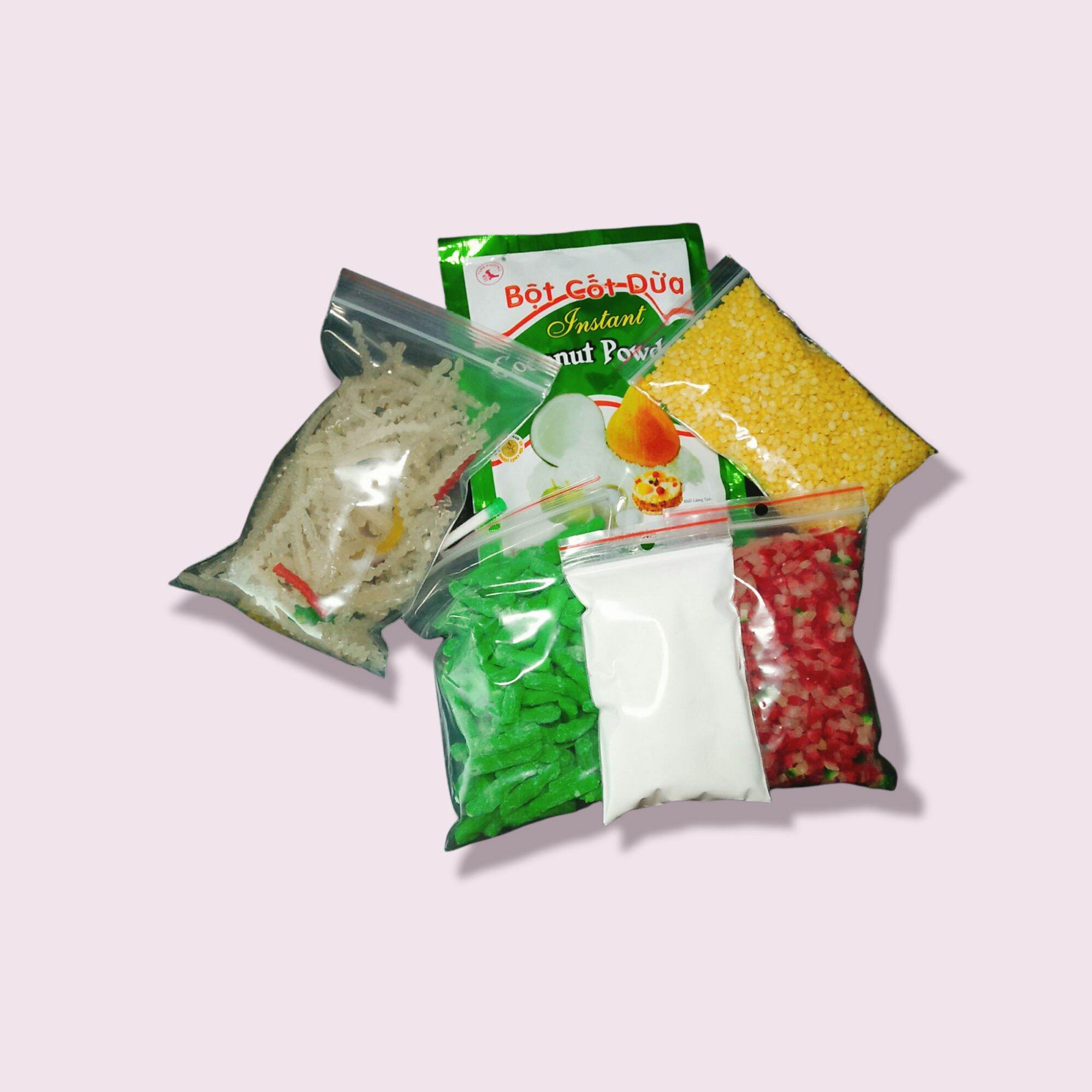 Sét Sương Sâm Hạt Chia Nước Cốt Dừa ( nấu 15 chén)