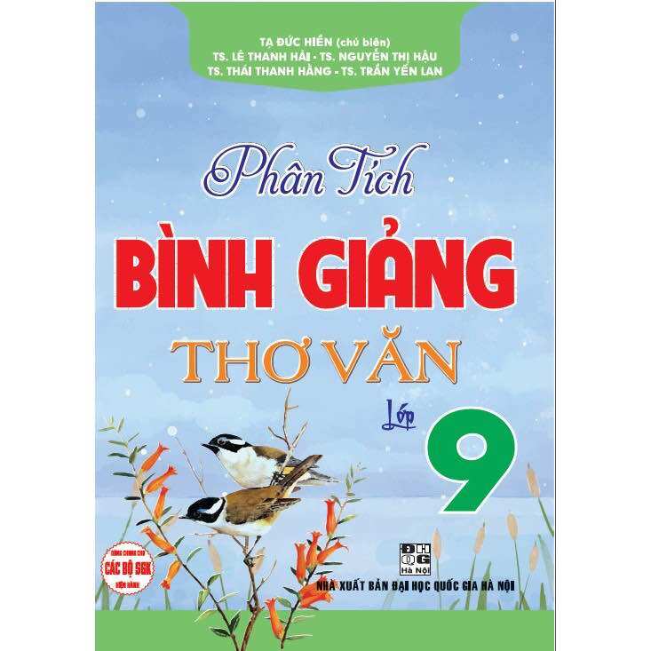 Sách - phân tích bình giảng thơ văn lớp 9 - dùng chung cho các bộ sgk hiện hành