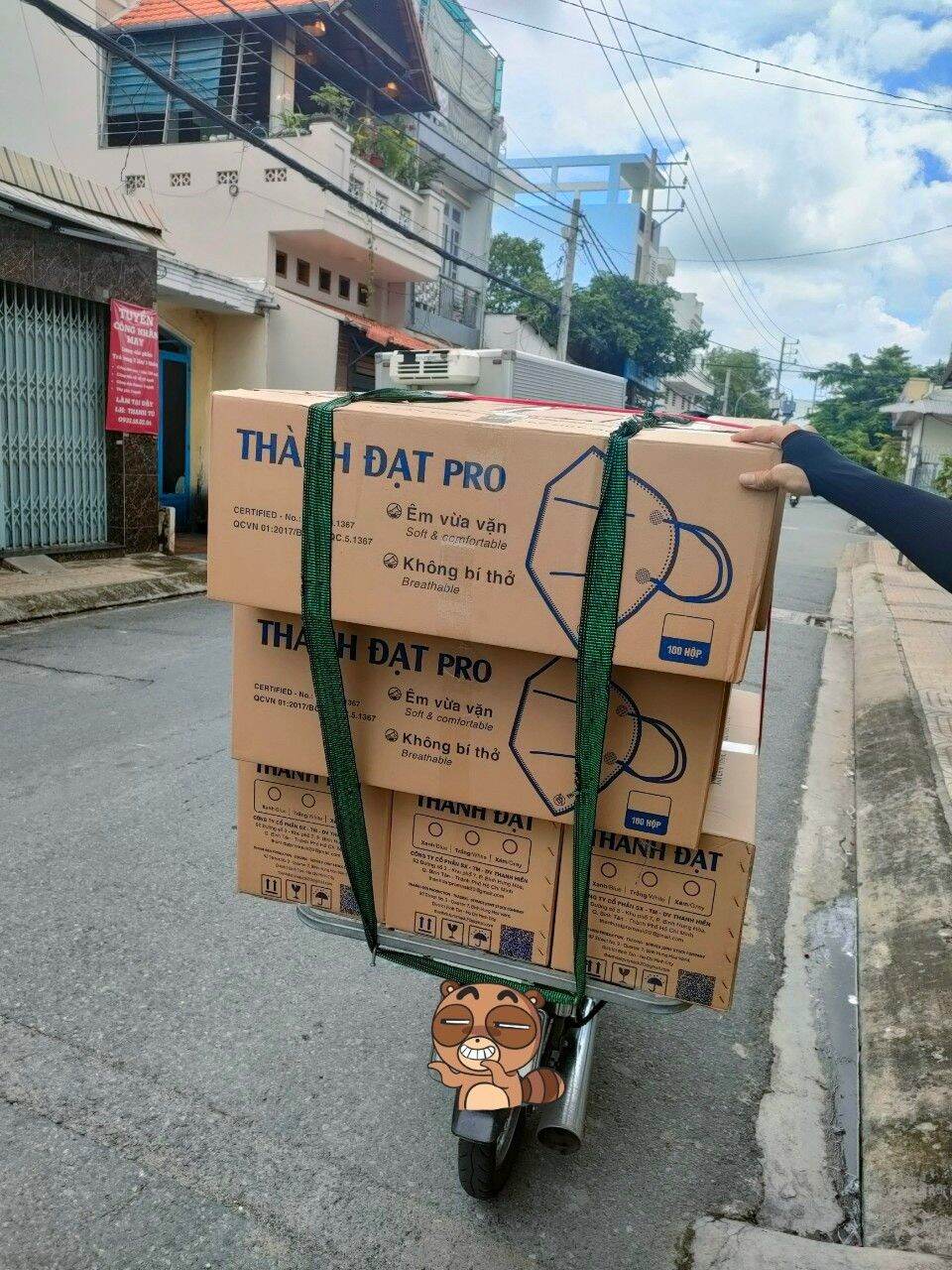N95 5 LỚP KHÁNG KHUẨN THÀNH ĐẠT PRO (Combo 5 hộp=50 cái)
