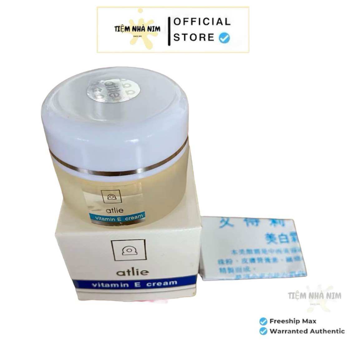 Kem dưỡng trắng da Atlie Vitamin E - 16g - Tem số 1
