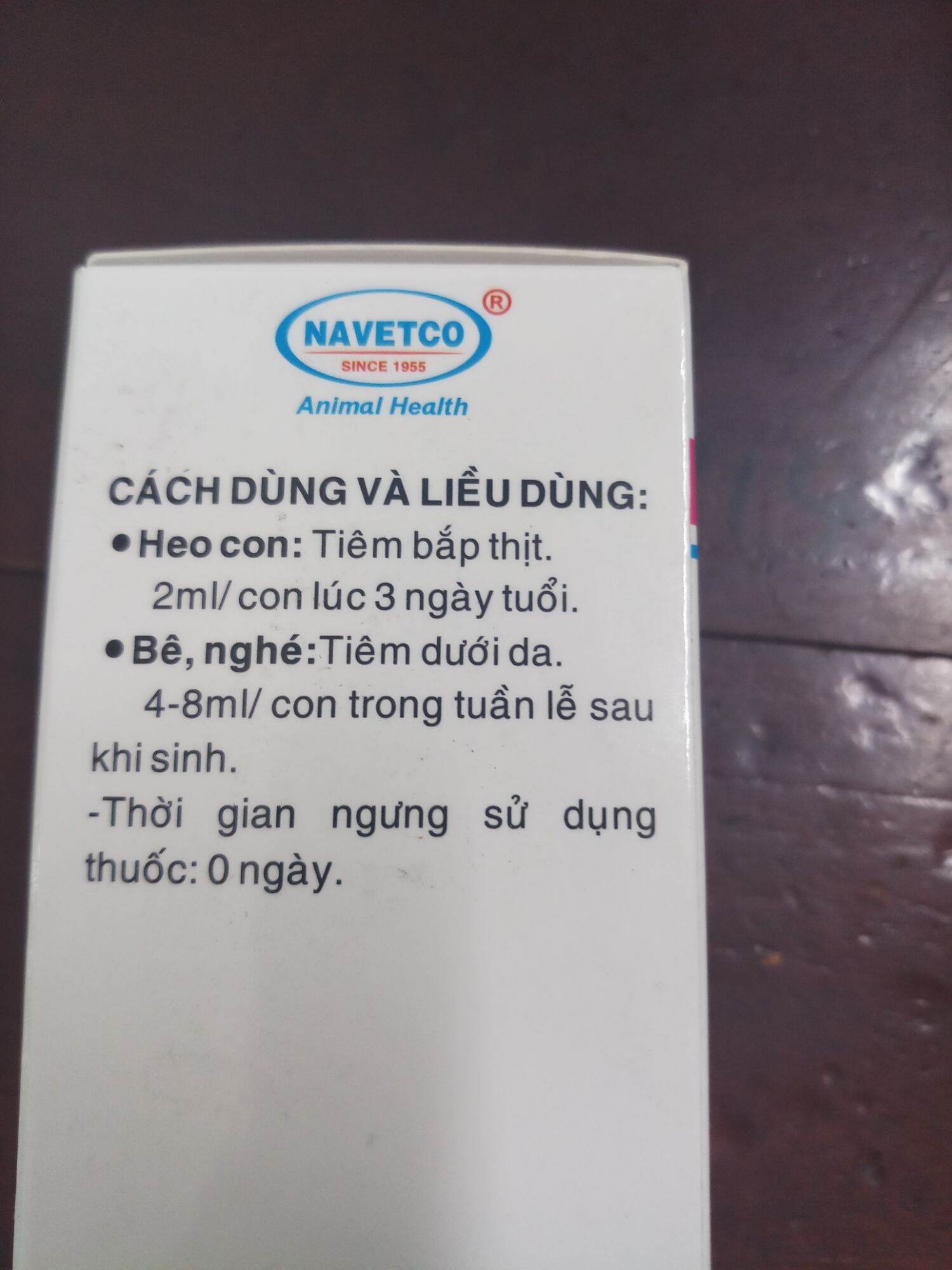Navet Fer B12 100ml sắt cho vật nuôi