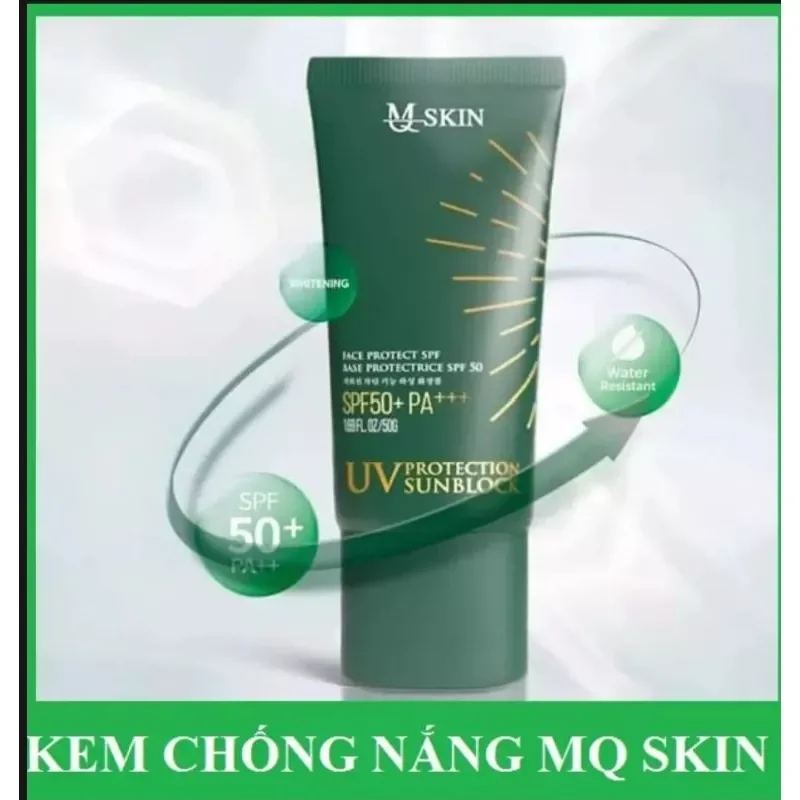 Kem chống nắng mqskin spf50 +++ 50 gr - kem chống nắng nâng tone trắng da