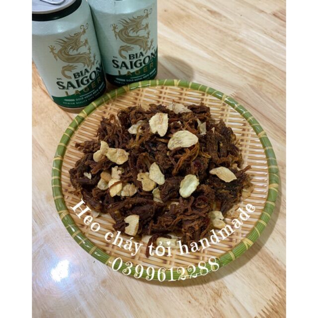 Heo Khô Cháy Tỏi Gói 500g