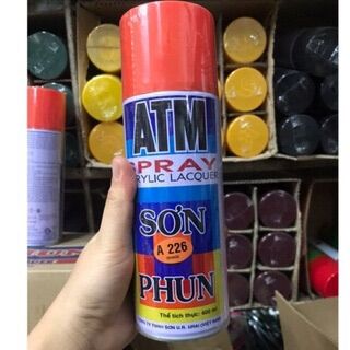 Sơn phun sơn xịt màu cam a226 atm