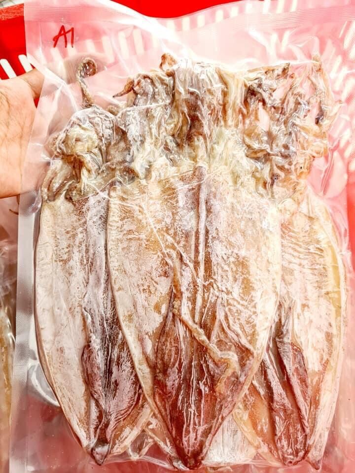 Mực khô size 18-20 con.bịch như hình là nữa ký 470k