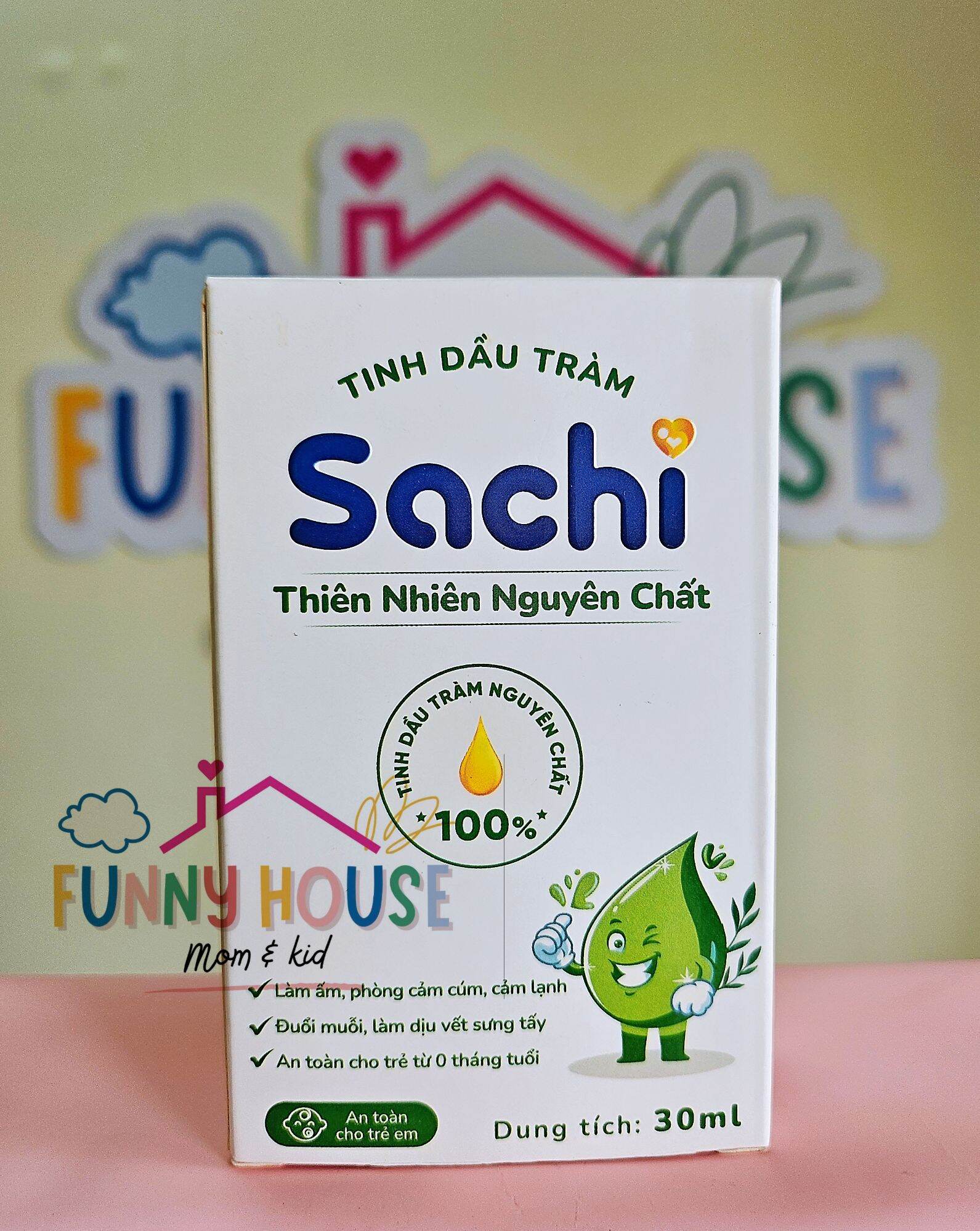Tinh Dầu Tràm Nguyên Chất Sachi 30ml cho bé
