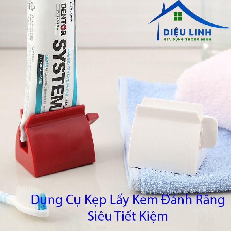 Dụng cụ kẹp lấy kem đánh răng siêu tiết kiệm #10k