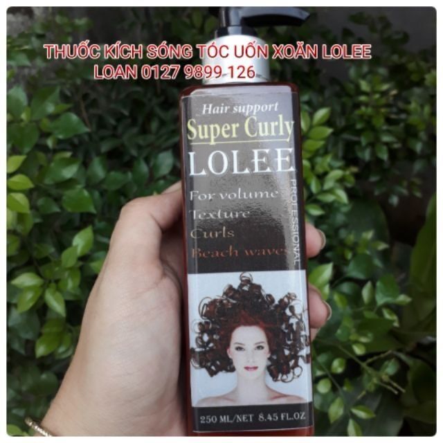 [HCM]DUNG DỊCH KÍCH XOĂN TÓC UỐN LOLEE SUPER CURLY 250ML