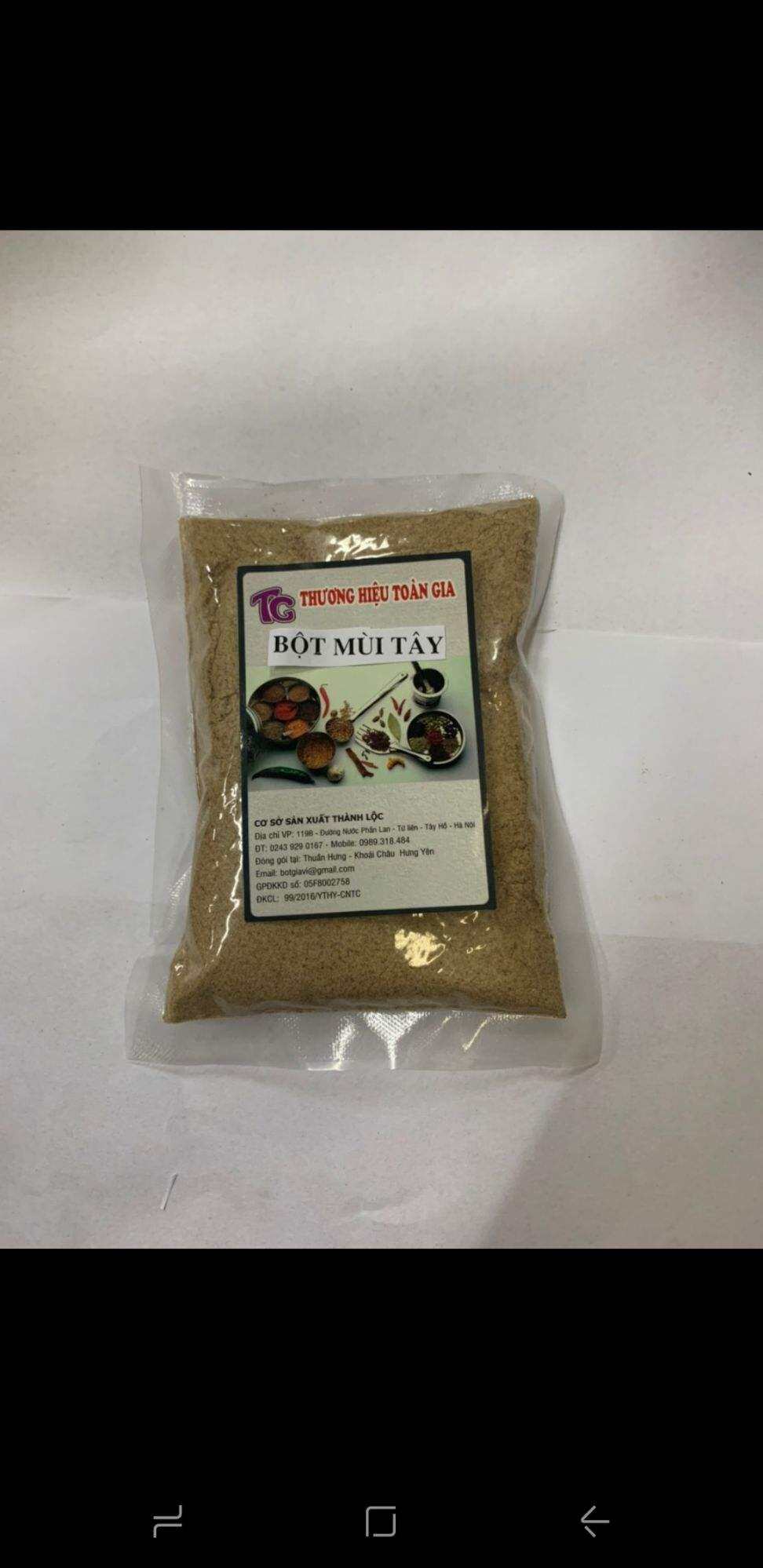 Bột mùi tây gói 100g