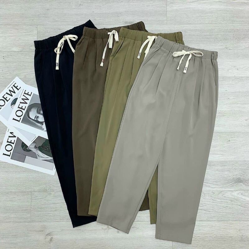 Quần baggy nữ cạp chun M148