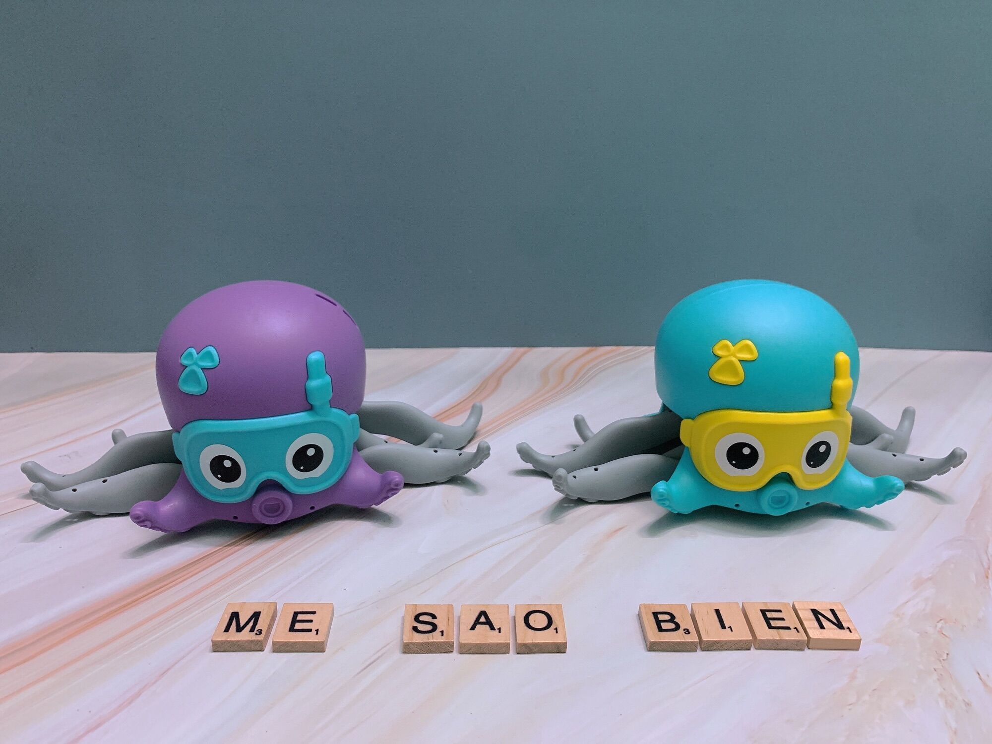 Đồ chơi Bạch tuột vặn cót cho bé đồ chơi nhà tắm