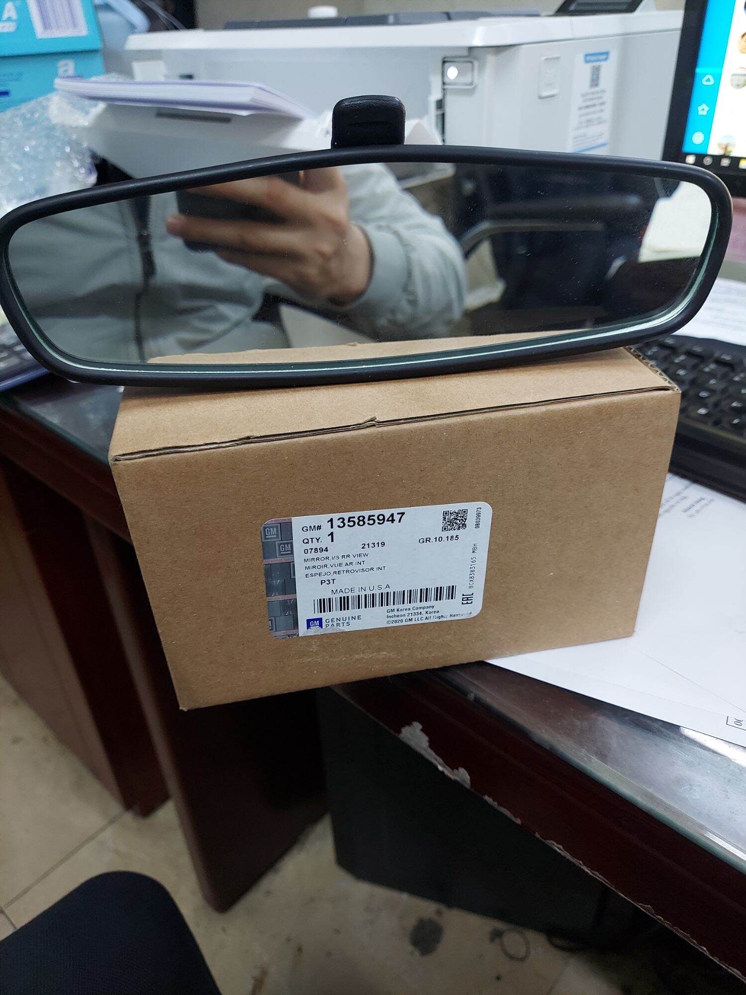 Gương trong xe cruze ,lacetti nhập,spark,matiz groover,fadil hàng chính hãng GM