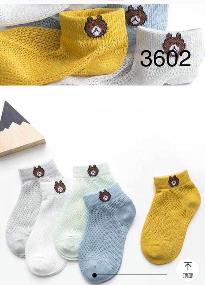 Lô 5 đôi tất lưới trẻ em xuất nhật