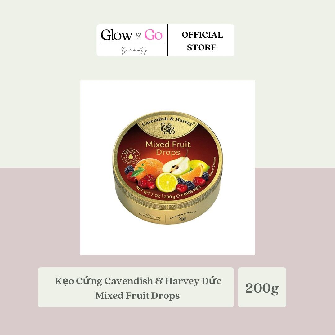 Kẹo Cứng Vị Trái Cây Chua Ngọt Cavendish & Harvey Đức (100% Germany) 175g - 200g - 300g
