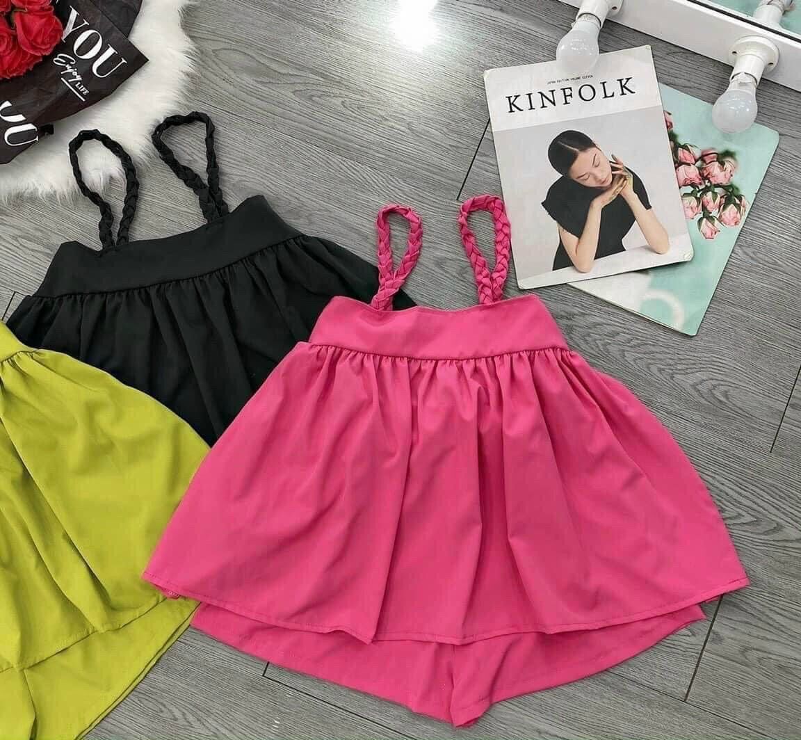 Set bộ đi chơi dây tết bím kèm ảnh thật