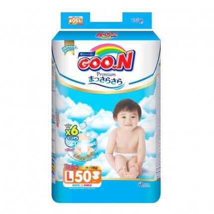 Bỉm goon Premium Size L50 dán