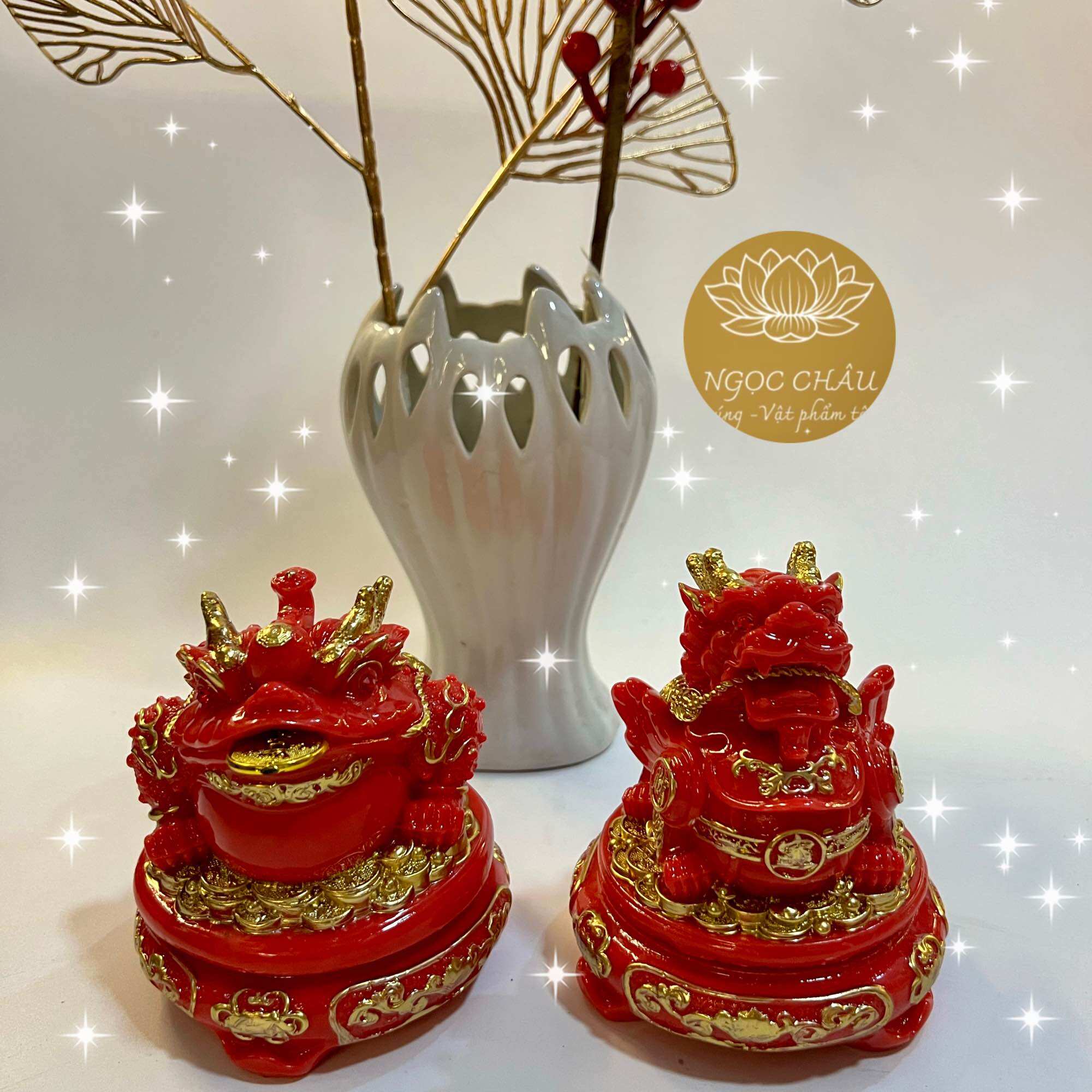 Combo cóc + tỳ hưu trưng phong thuỷ , trưng ông địa bàn thờ