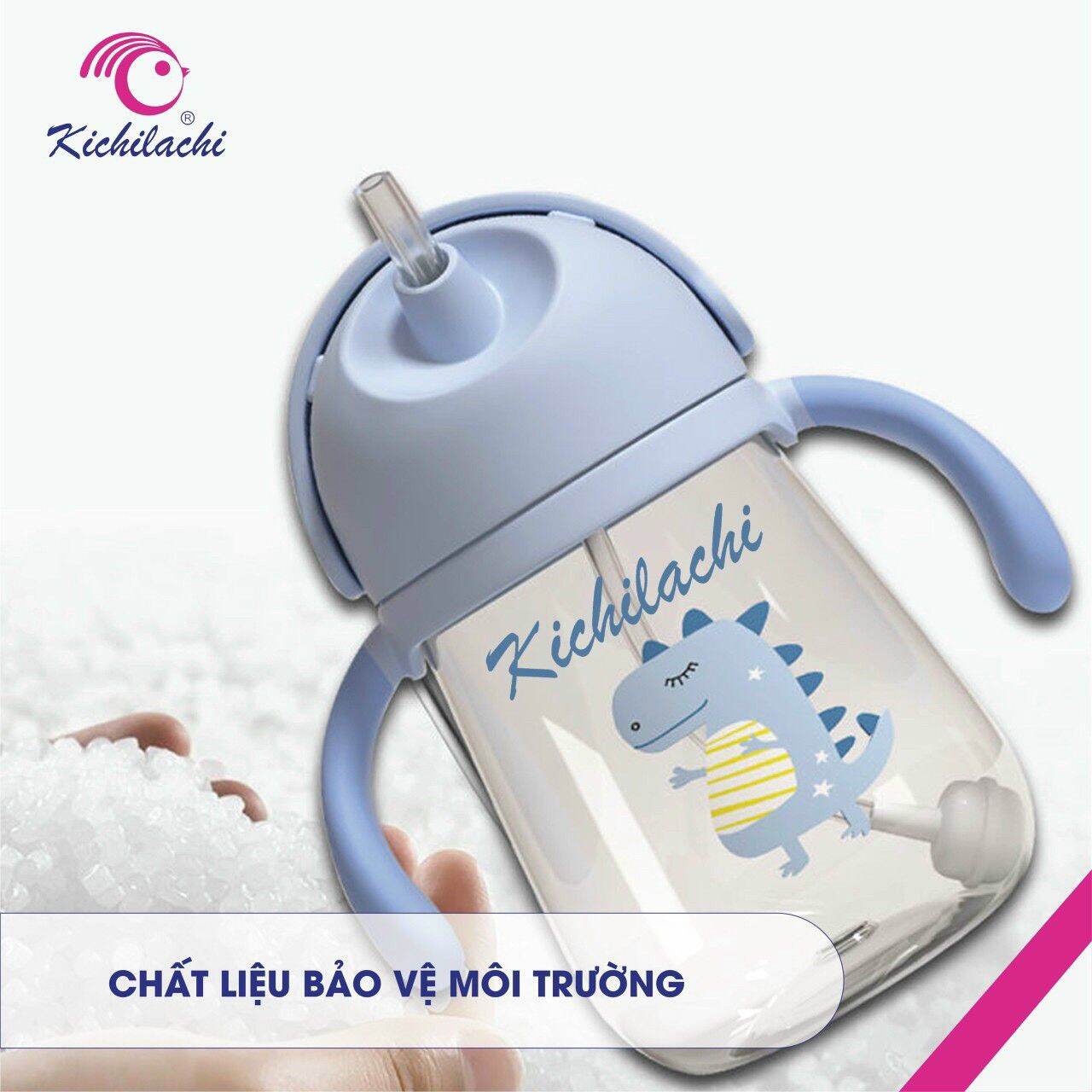 Bình uống nước kichilachi nhựa pp 240ml