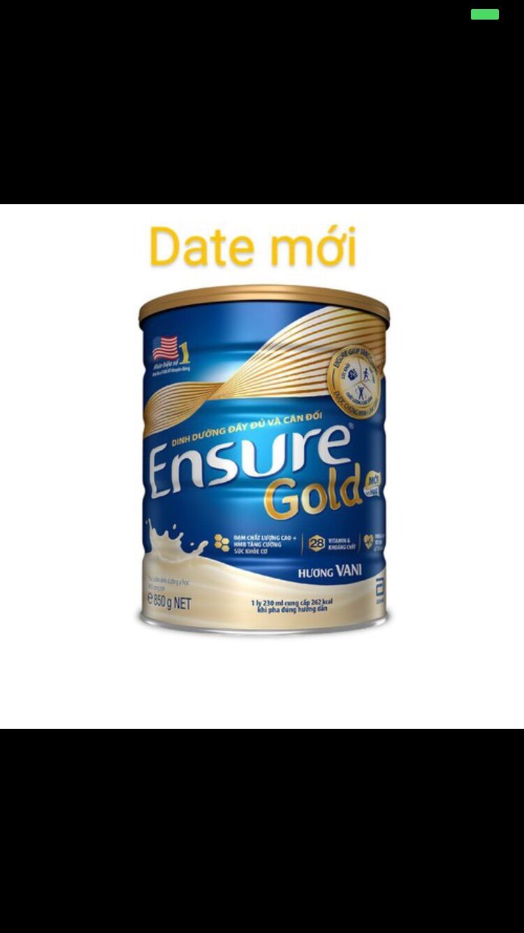 Sữa ensure gold 850g vani
