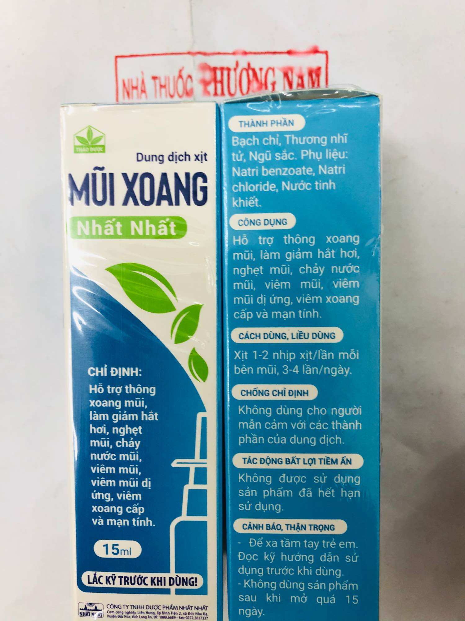 Xịt mũi xoang nhất nhất