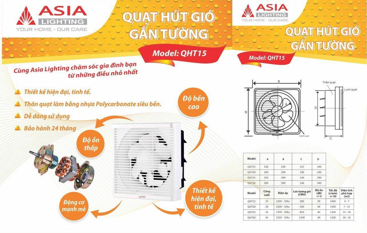 quạt thông gió Asia