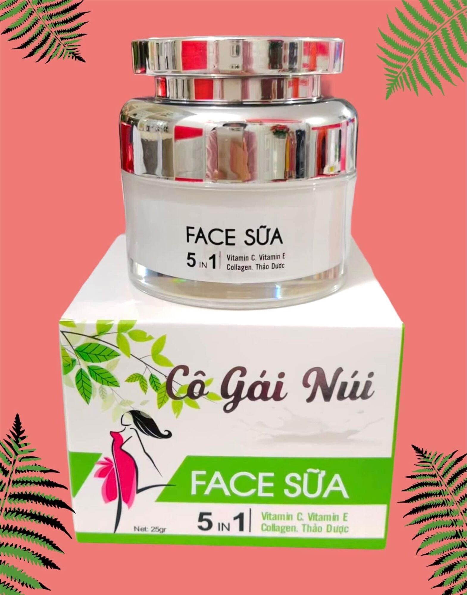 Kem face sữa 5in 1 cô gái núi