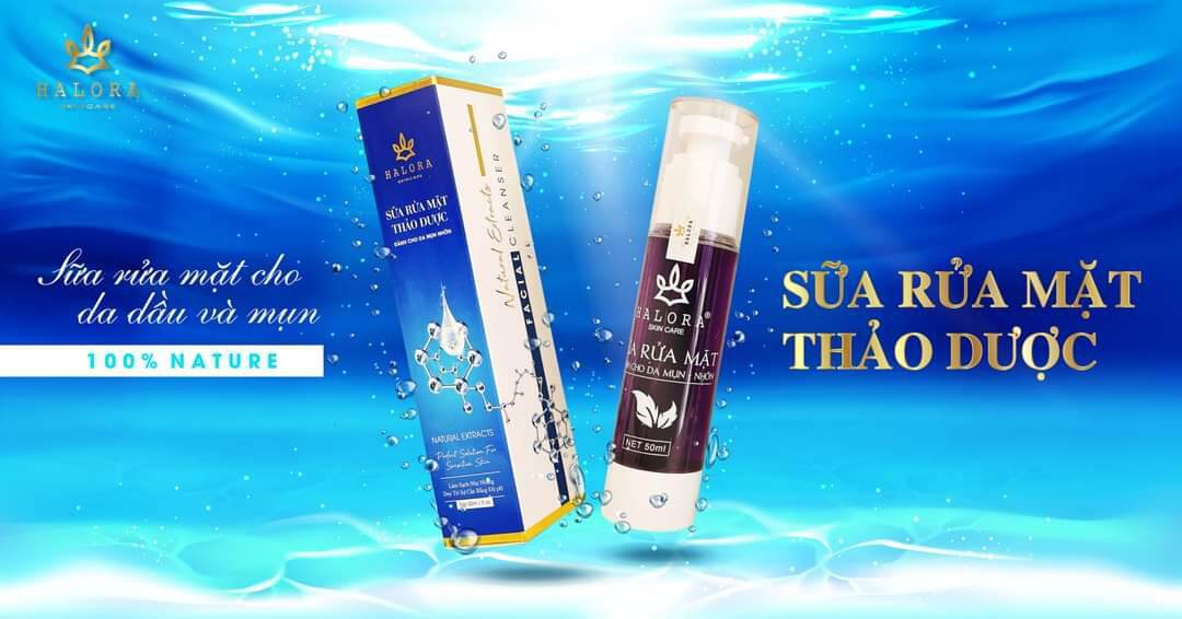 [HCM]Sữa Rửa Mặt Halora
