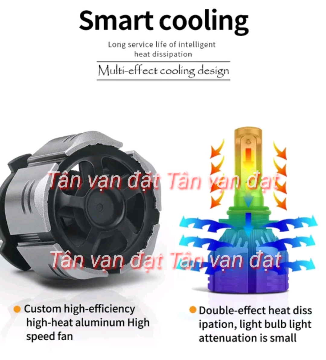 bóng đèn 3 mắt led Ôtô