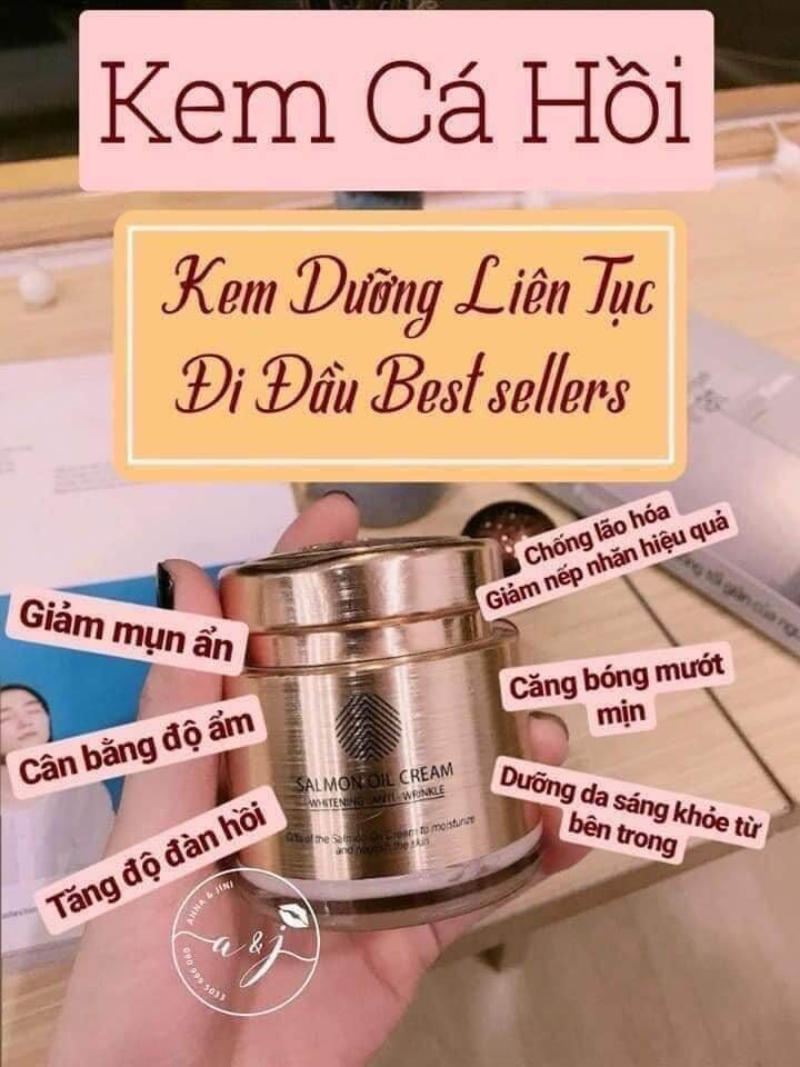 Kem cá hồi hàn quốc