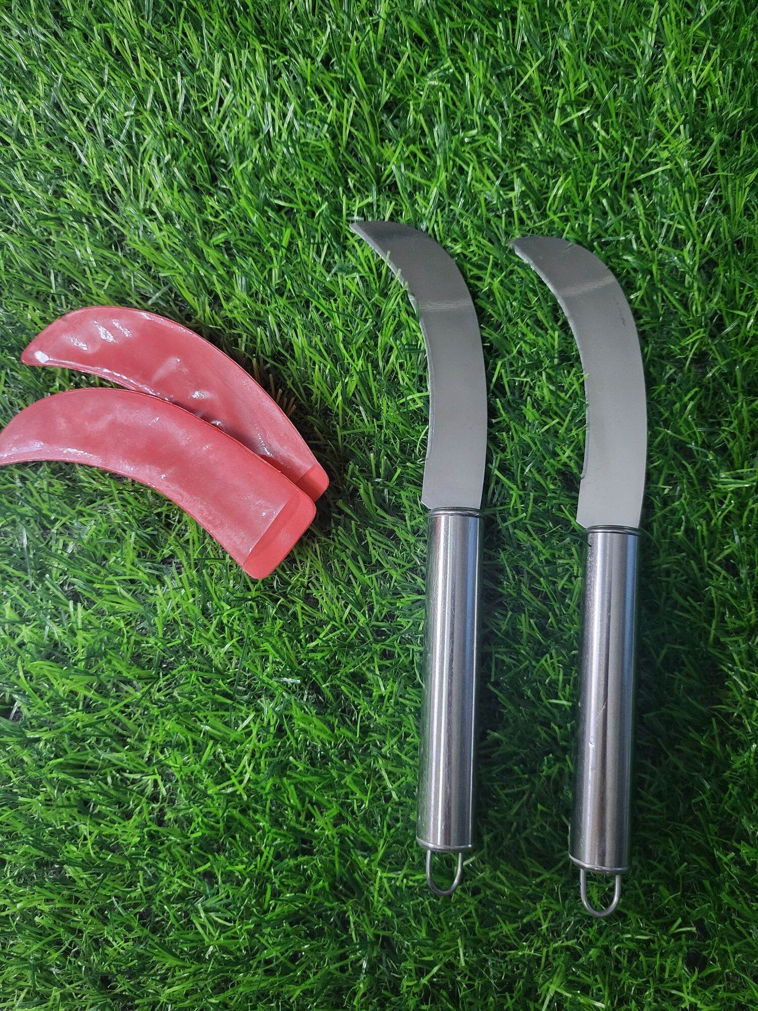 Dụng cụ cắt nảy chuối, lá chuối cán inox