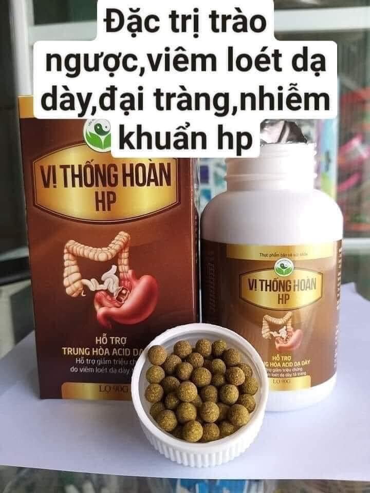 Dạ dày Vị Thống Hoàn HP , Hỗ trợ điều trị viêm loét dạ dày tá tràng