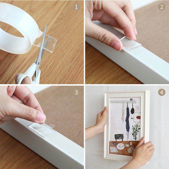 [HCM]CUỘN KEO 2 MẶT TRONG SUỐT 3M