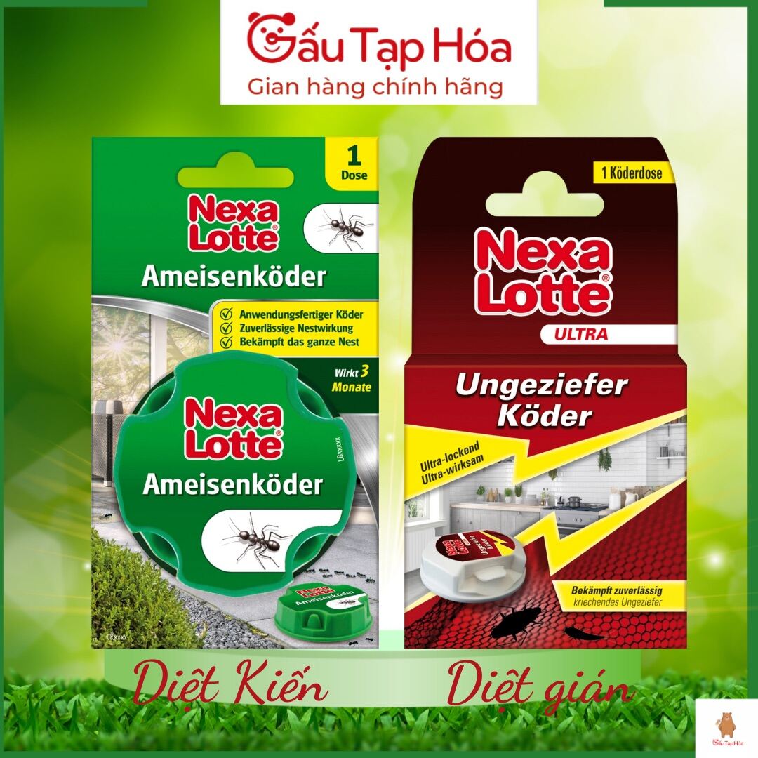 Hộp diệt gián, các loại và côn trùng Nexa Lotte Ultra nhập khẩu Đức