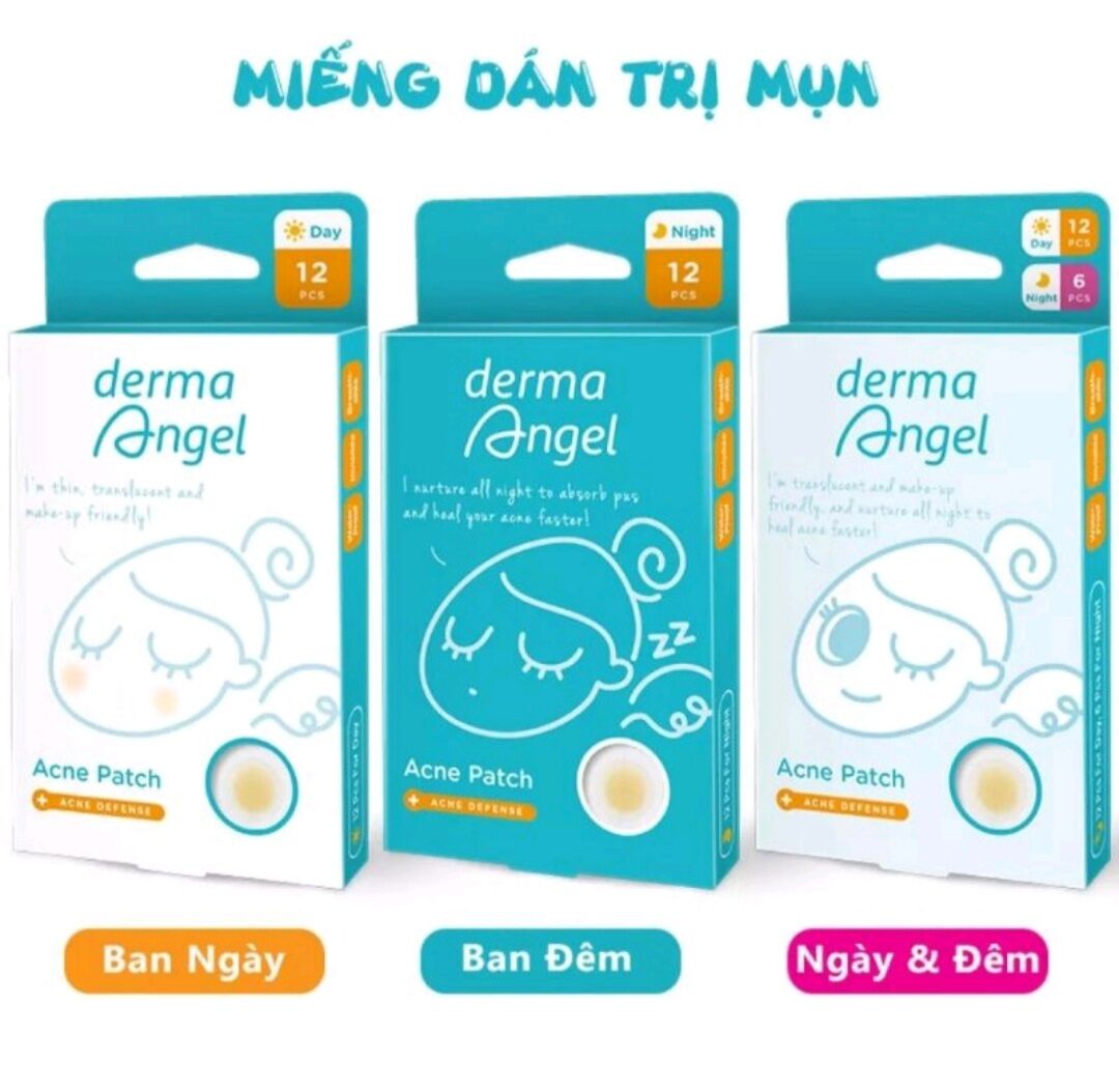 Miếng dán mụn ban ngày Derma Angel