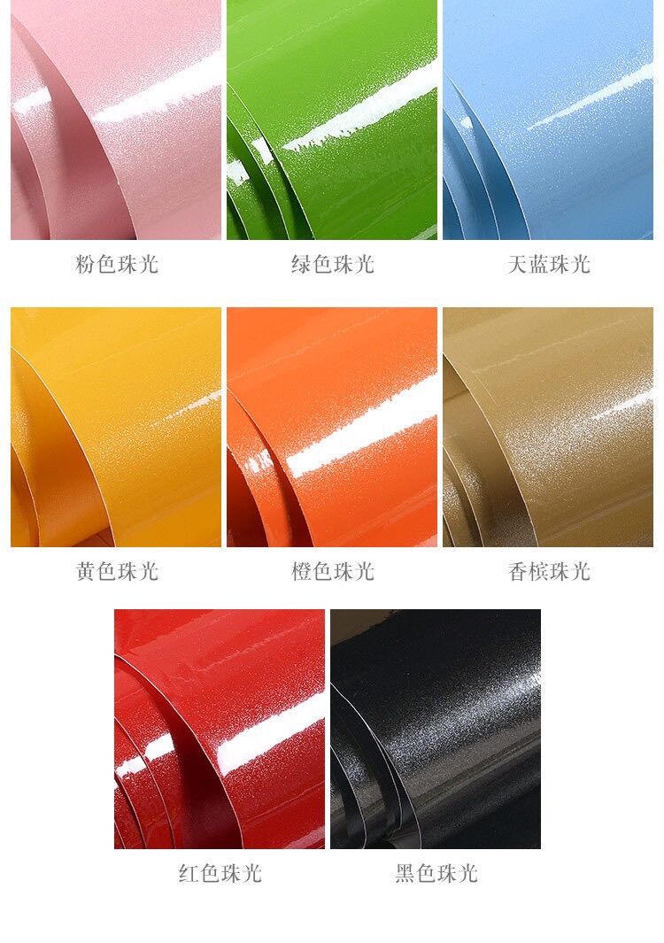 5M decal màu trơn bóng nhũ keo sẵn khổ 60 cm