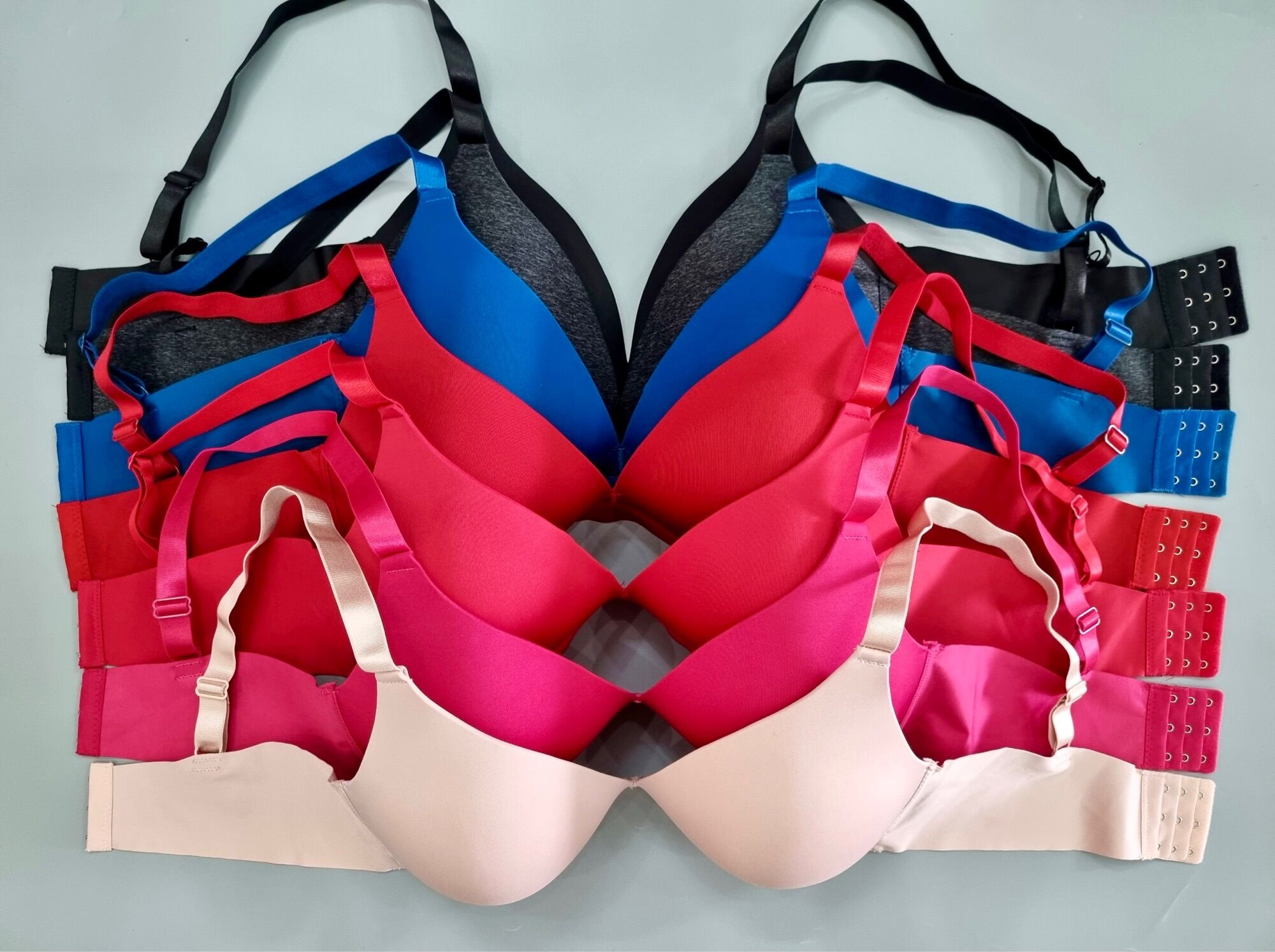 (BIGSIZE 34-46) Áo ngực không gọng mút mỏng quả to CDE