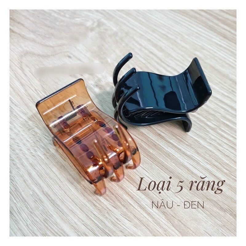 Kẹp tóc 3 răng, kẹp càng cua 3 răng - 5 răng